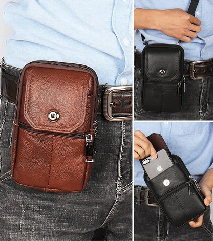 🔥🔥【50% de descuento por tiempo limitado】Bolso portátil para hombre, diseño híbrido (crossbody y bandolera)