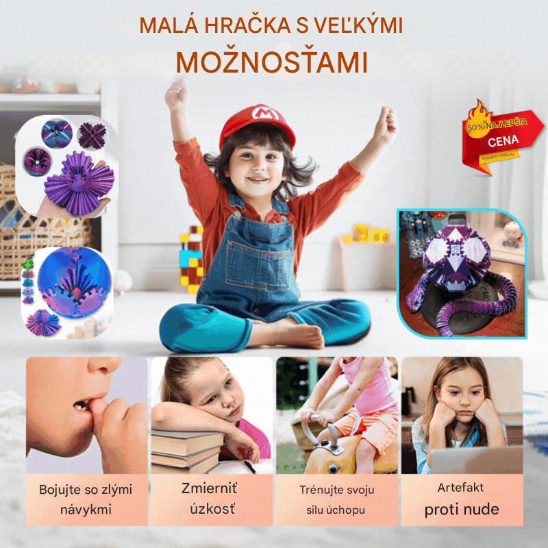 Kúp 1 a získaj 1 zadarmo 🎁 Steampunk točiaci sa zázrak - fidget (guľa s prevodovkou)