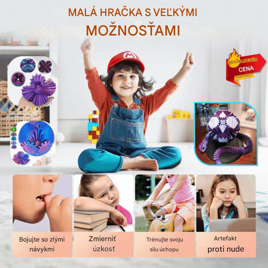 Kúp 1 a získaj 1 zadarmo 🎁 Steampunk točiaci sa zázrak - fidget (guľa s prevodovkou)