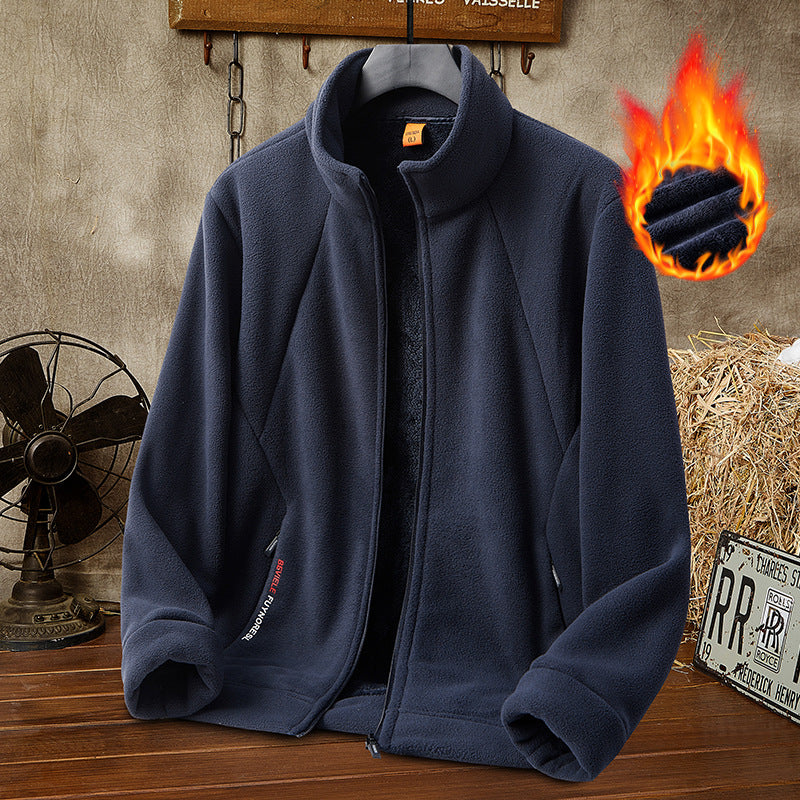 【🔥40% de Descuento】Chaqueta de Pana Gruesa de Lana para Hombre, Cálida para Otoño e Invierno