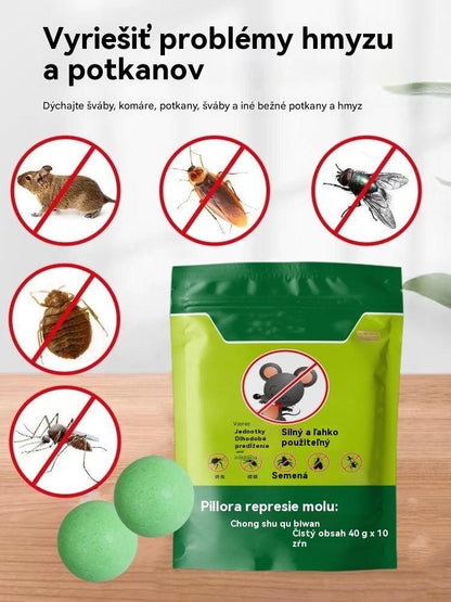 【50 sztuk】【Super niska cena 🔥】 Skuteczne tabletki na szczury i owady z kryształowymi kwiatami.