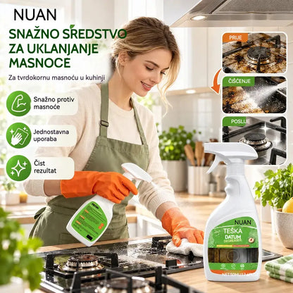 🔥Ograničeno vrijeme u pola cijene🔥! Novo sredstvo za uklanjanje mrlja od ulja iz 2026., jedno prskanje i automatski će razbiti mrlje, nema potrebe za teškim ribanjem.