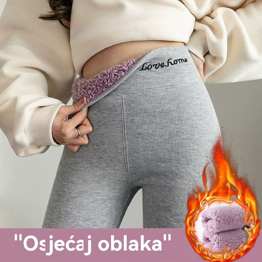 🔥【kupi 1 gratis 1】【40-100kg】Tople pamučne hlače s flis podstavom i zadebljanim gornjim slojem