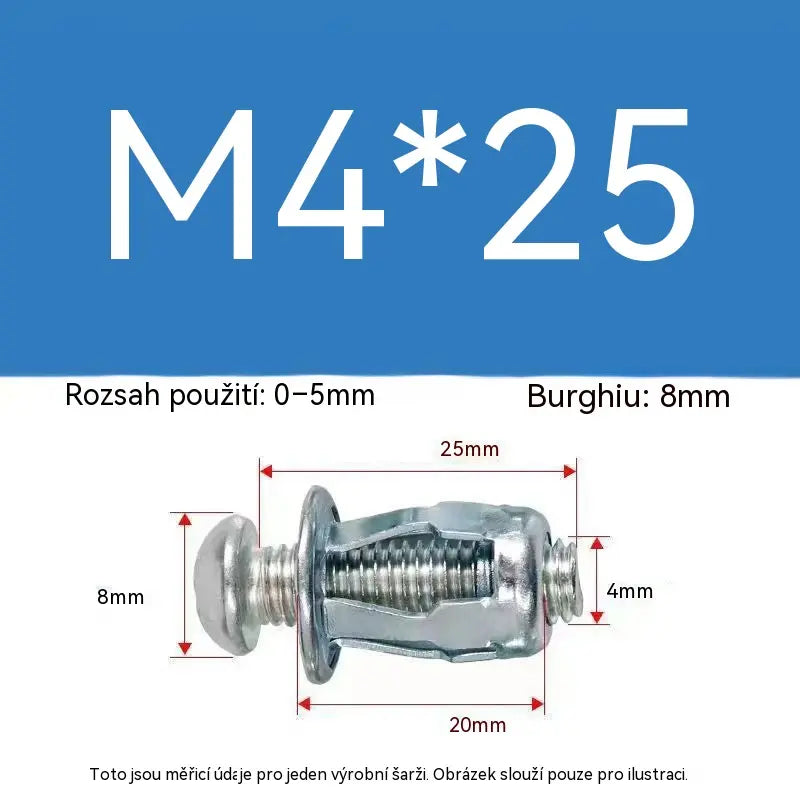 🔥Ponuka za polovičnú cenu 【100 ks】 Rozpínacie matice / Nitovacie matice M4/M5/M6