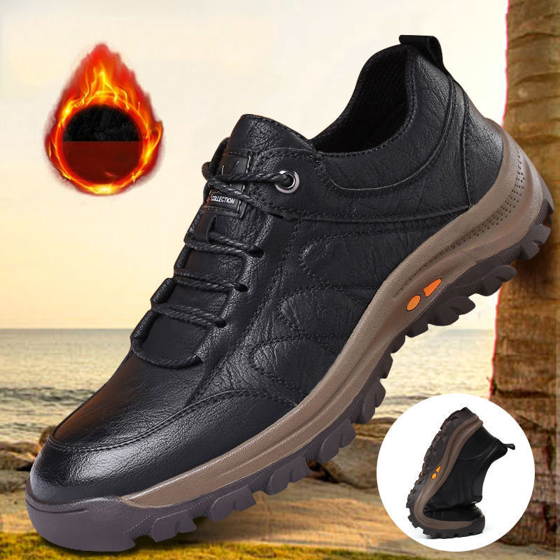 🔥👞Nejprodávanější s 40% slevou: pánské kožené boty nová zimní móda 2025, extrémně pohodlné