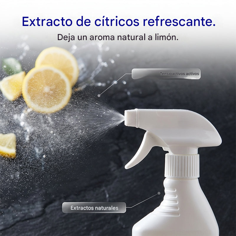 🍋【50% de descuento】Spray limpiador y desengrasante potente para cocina