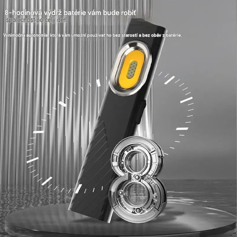 🔥🔦 Mini COB LED svetlo s magnetom a sponou — Svieti bez toho, aby zaberalo miesto