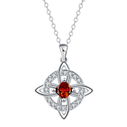 1 sztuka 99zł 🔮Naszyjnik z węzłem czarownicy i kamieniem szlachetnym 🔮💞 Chroń swoich bliskich