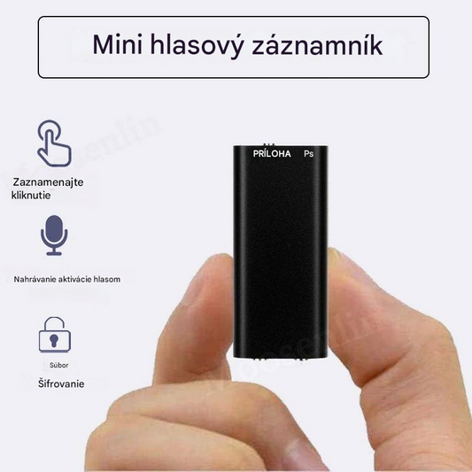 🔥⏰ 【Časovo obmedzená zľava −50 %】Mini inteligentný hlasový záznamník s hlasovou aktiváciou