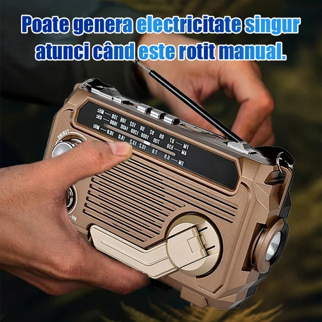 ✨【Popust od 50% na ograničeno vrijeme】🏕️Prijenosna višenamjenska AM radio svjetiljka