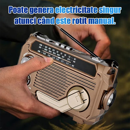 ✨【Popust od 50% na ograničeno vrijeme】🏕️Prijenosna višenamjenska AM radio svjetiljka