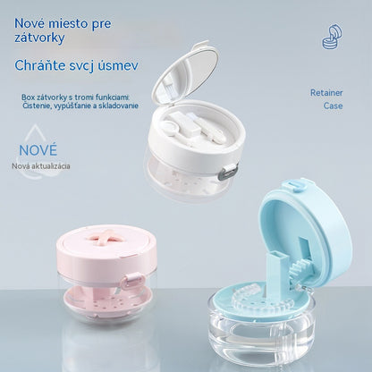 🔥Novedad, ¡Producto estrella!❤️‍🔥 Caja multifuncional para guardar aparatos de ortodoncia
