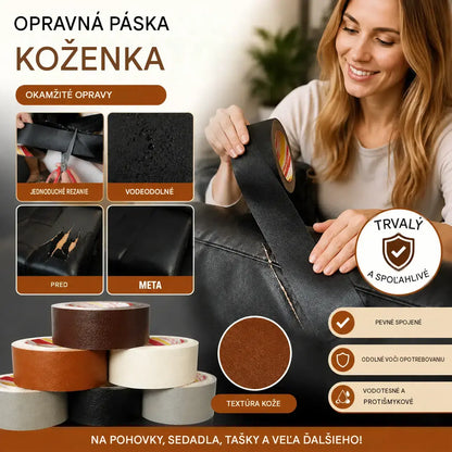 【20cm*3m】Silnolepiace kožené opravné záplaty na opravu odlupujúcich sa častí a poškodení