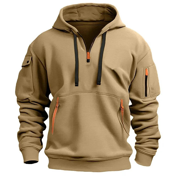 💥【50% έκπτωση🔥】【S-5XL】✨⛄Νέα χειμερινή ανδρική μοντέρνα ζεστή casual ζακέτα με κουκούλα