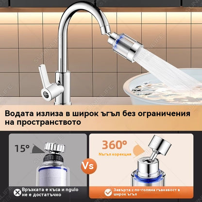 🔥💦 【Купи 1 и вземи 1 безплатно】 Универсален аератор с филтър с интерфейс от неръждаема стомана