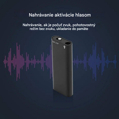 🔥⏰ 【Časovo obmedzená zľava −50 %】Mini inteligentný hlasový záznamník s hlasovou aktiváciou