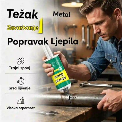 【Kupite dva, dobijte jedan gratis】26 eura🔥Ograničeno vrijeme 50% popusta! 🛠️Visokočvrsto AB ljepilo za popravak metala