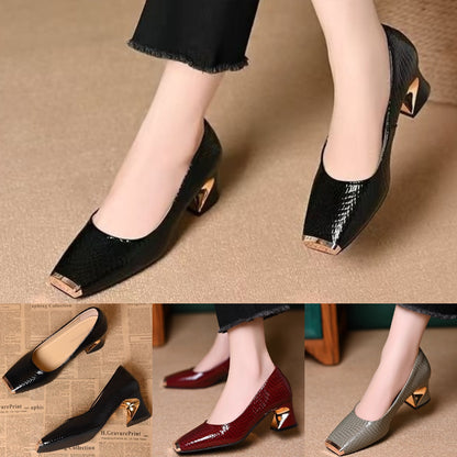 ✨ Noi pantofi cu toc gros – stil francez, perfecti pentru zi cu zi