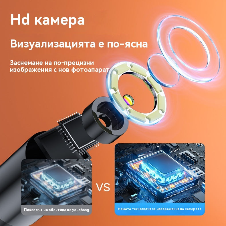 📱🏆【Промоция -50%】Нов 7 мм индустриален ендоскоп с директна Type-C връзка за Android телефони (водоустойчив ендоскоп)