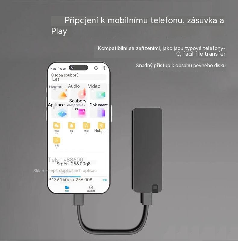 ⚡【8TB】Multifunkční vysokorychlostní pevný disk s rozhraním USB 3.0 | Rychlý přenos, široká kompatibilita, bezproblémové úložiště 💻📦