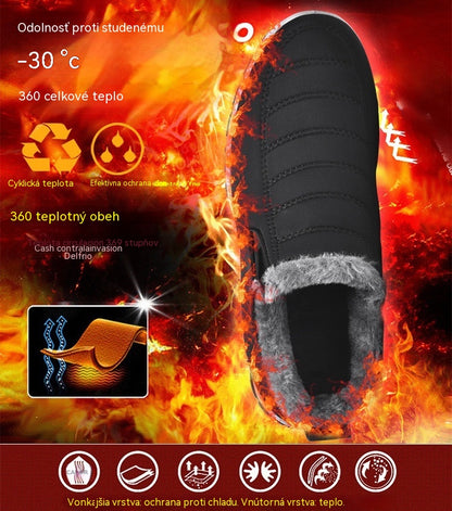 🔥【Veľkosti 35-48】Unisex zimné čižmy s plyšovou podšívkou, teplé, pohodlné a protišmykové do chladného počasia