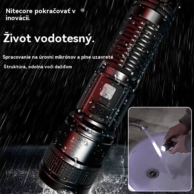 🔦【50 % zľava】Nový vonkajší hliadkový reflektor, výkonné svietidlo, dlhé svietenie