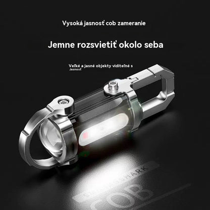 🔥【Kúpiš jeden, druhý dostaneš zadarmo】🔥 Mini vodeodolná kľúčenková baterka s ultra vysokým jasom 1200 lm