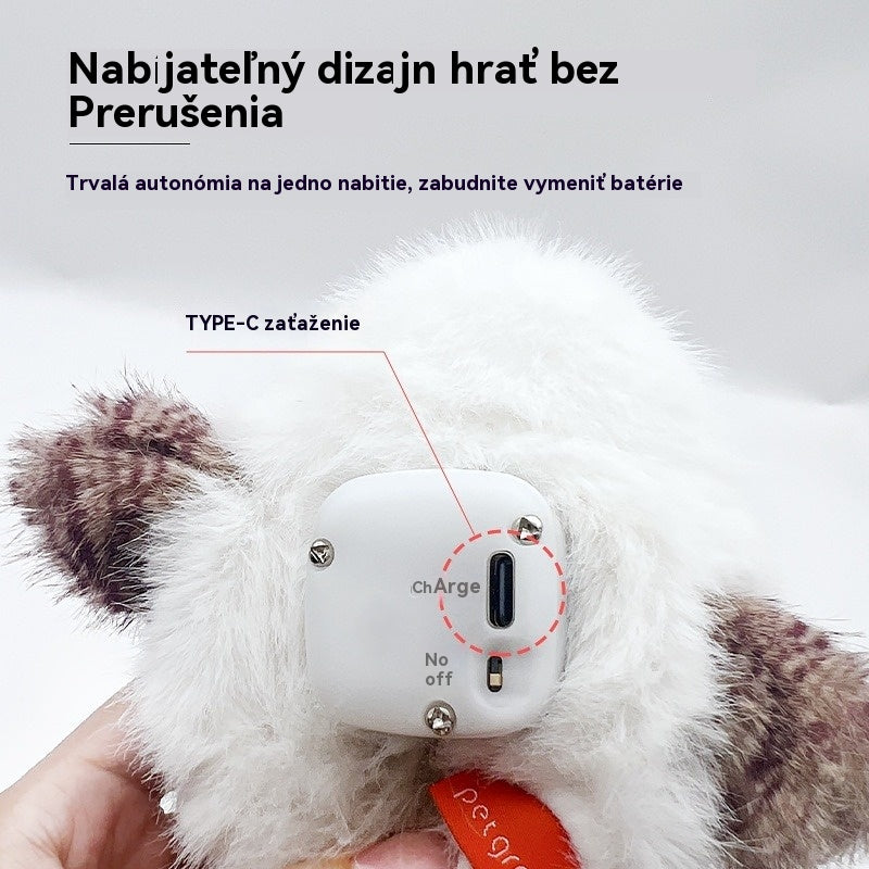 🐥❤️ 【Kúp 1, dostaneš 1 zadarmo】Nová realistická elektrická hračka vtáčika s trepotavými krídlami a zvukom – zábavná hračka pre mačky