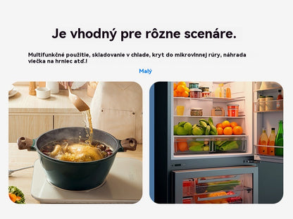 🔥50% zľava! 【3-dielna sada】🥗 Potravinárske silikónové viečka, skvelý konzervačný účinok