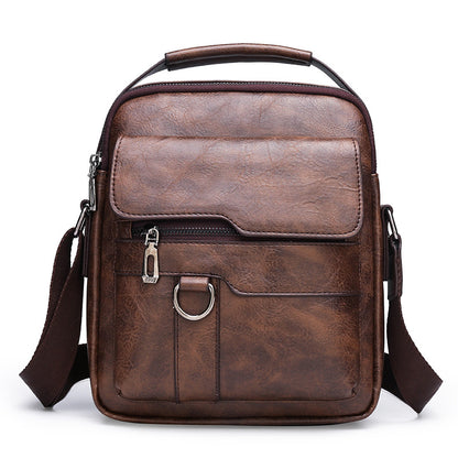 🏆👜【50% de descuento por tiempo limitado】Bolso casual de cuero para hombre más vendido