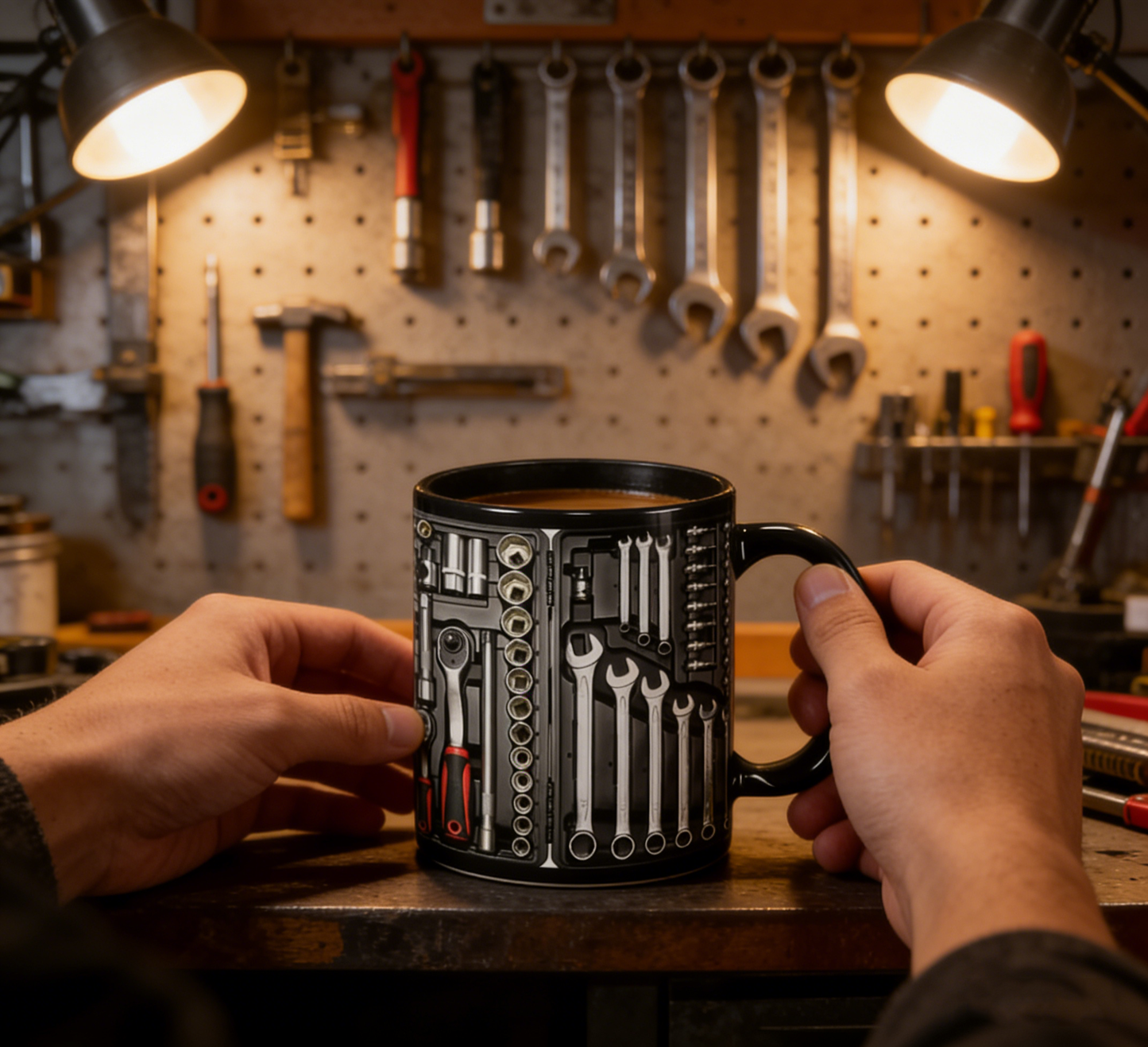 🔥【Kúpte 1 a získajte 1 zadarmo】☕Sada hrnčeka na kávu a náradia na opravu motora