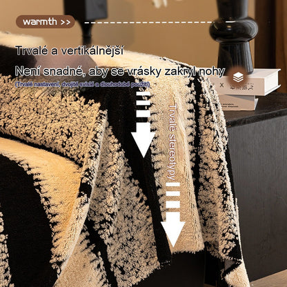 🛋️【Novinka! Sleva 40 % po omezenou dobu!】🎉 Měkký a protiskluzový plyšový potah na pohovku