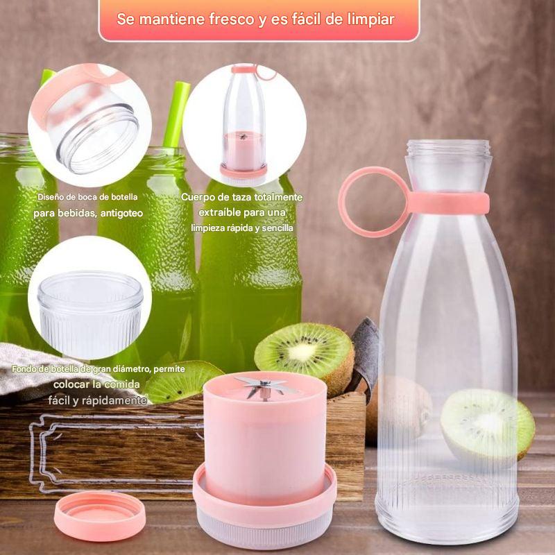 ✨🍎50%OFF--Exprimidor portátil: llévalo contigo a cualquier lugar y disfruta de jugos de frutas y verduras frescos y saludables en cualquier momento.