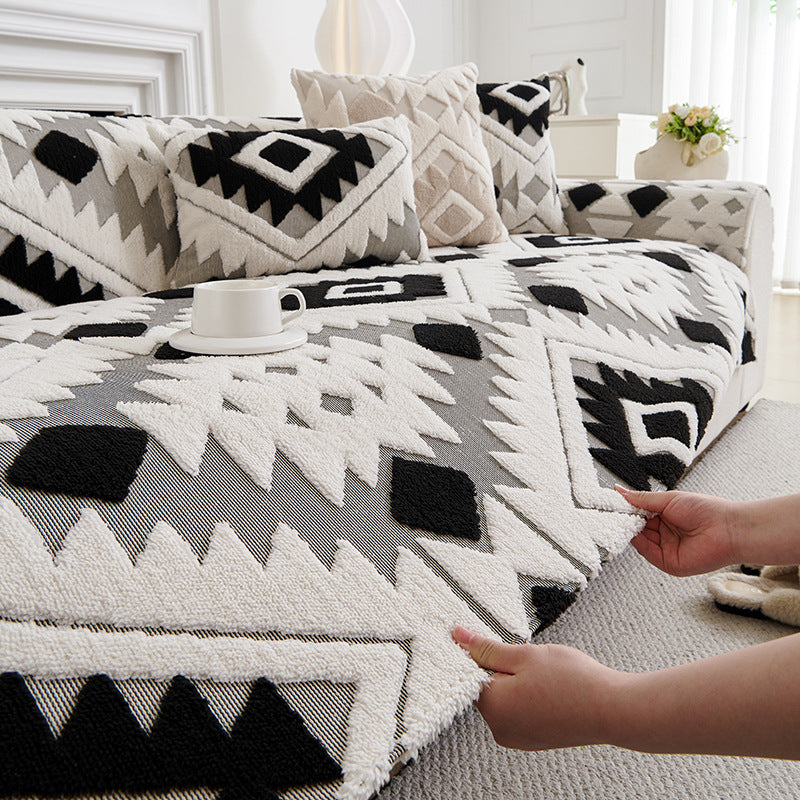 🛋️Oferta especial de Navidad para madrugadores:🎉 funda de sofá suave y antideslizante de felpa🍂