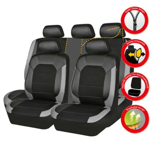 🚗🚗Univerzalni set mekih kožnih navlaka za autosjedalice