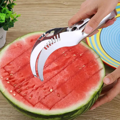 【Kúp 1 a získaj 1 zadarmo】Nerezový veterný mlyn, krájač na melón, artefaktový krájač na šalát, krájač na ovocie, nástroj na krájanie melónu, kuchynské doplnky, gadgety