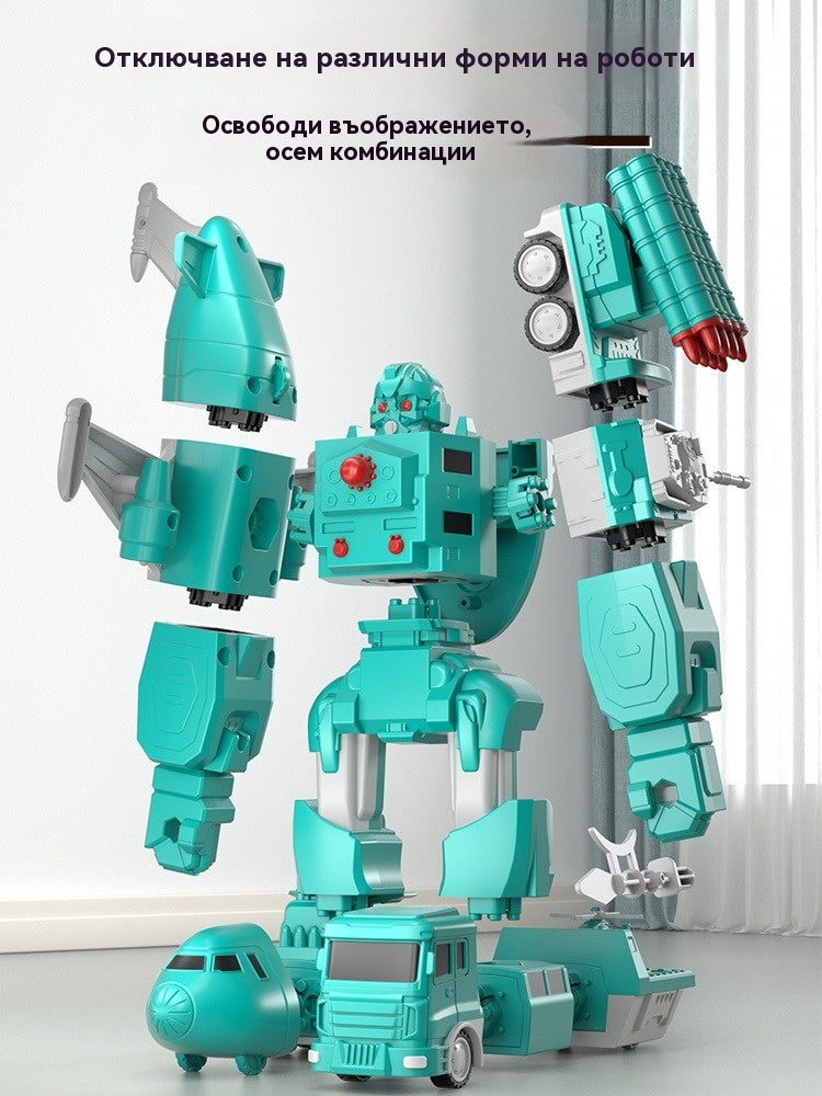 🎁✨ 【Ограничена отстъпка 50%】Нов магнитен трансформиращ се конструктор, образователни играчки за деца【27 части】