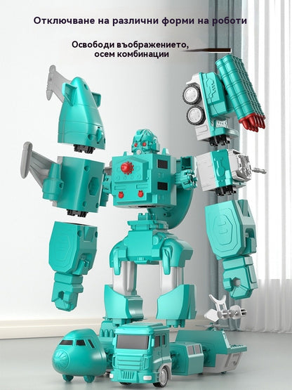 🎁✨ 【Ограничена отстъпка 50%】Нов магнитен трансформиращ се конструктор, образователни играчки за деца【27 части】