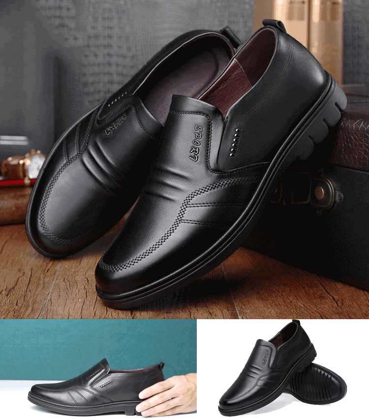 🔥👞【50% de descuento por tiempo limitado】Zapatos de hombre de cuero, casuales y profesionales