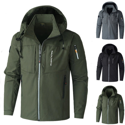 🔥 【Oferta por tiempo limitado -50%】Nueva chaqueta con capucha de hombre, gruesa y cálida, otoño-invierno