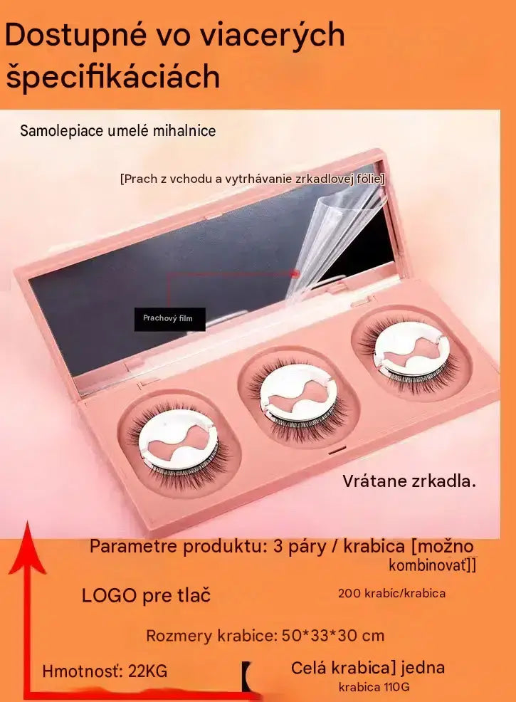 👁️✨Opakovane použiteľné samolepiace umelé mihalnice – nie je potrebné lepidlo, stačí jemne pritlačiť. Prirodzene natočené, opakovane použiteľné a ľahko odstrániteľné. Vaša nová kráska, ktorú musíte mať! 💕🌸