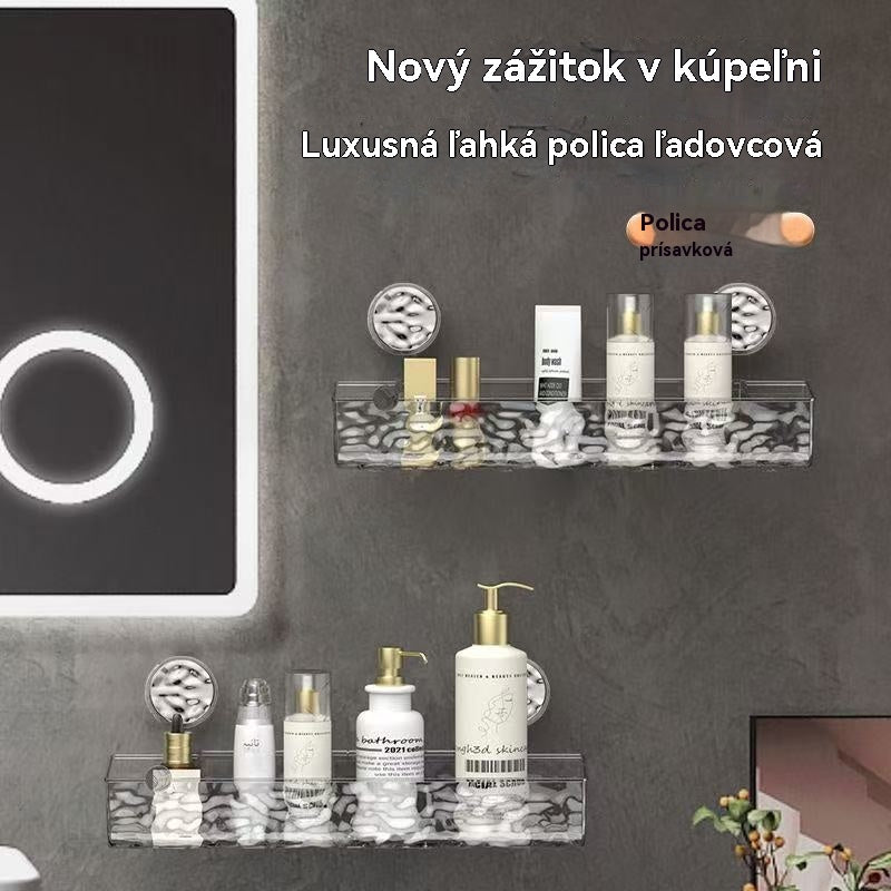 🍽️🧺🔥Kúpte jeden a druhý získate zadarmo🔥 Vlnitý úložný stojan s prísavkou bez vŕtania