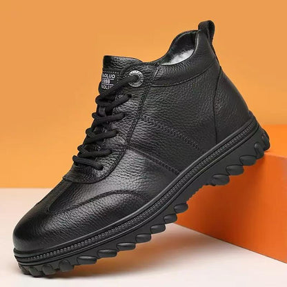 🔥❄️【Oferta por tiempo limitado -50%】Zapatos de invierno para hombre, de piel gruesa y forro de felpa