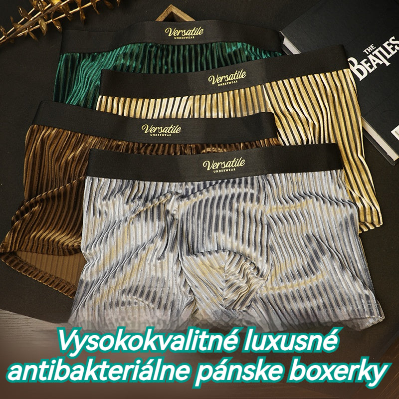 🔥💥【Kúp 4 a získaj 4 zadarmo】Posledné tri dni, luxusné pánske antibakteriálne boxerky vysokej kvality