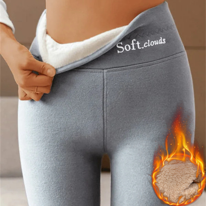 🔥【50% ZĽAVA】Nové módne nohavice s vysokým pásom, teplé bavlnené nohavice 【S-5XL】