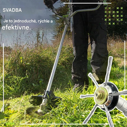 ⏰Časovo obmedzená ponuka🔥 Vymeniteľná kosačka na kosačku/krovinorez - Oceľová kosačka na kosenie trávy 🌿✂️⚙️