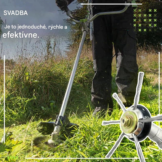 ⏰Časovo obmedzená ponuka🔥 Vymeniteľná kosačka na kosačku/krovinorez - Oceľová kosačka na kosenie trávy 🌿✂️⚙️