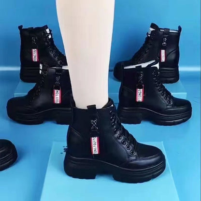 【50%OFF】💟【SLEVA 45%】【35-40】Nové silné plyšové zimní boty vyrobené z pravé kůže s tlustou, vysoce kvalitní bavlněnou podrážkou.