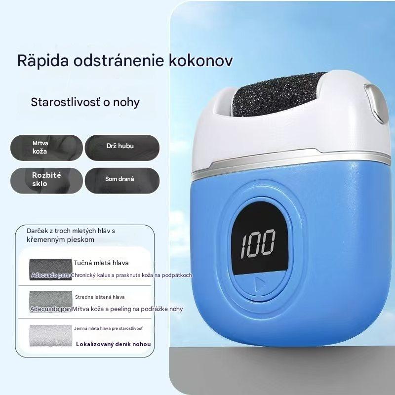 🦶🔥 Nový elektrický valček na pedikúru na odstraňovanie mozoľov na pätách. Vhodný pre všetky typy starostlivosti o nohy.