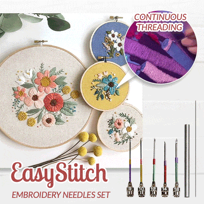 🌸🌸【17 PCS】Juego de herramientas de bordado y tejido para bricolaje